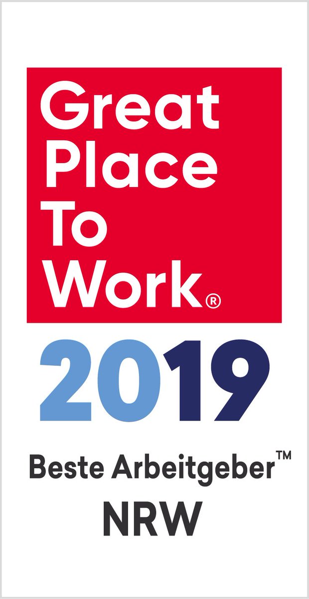 DISAG's tweet photo. DIS AG belegt Spitzenposition unter „Beste Arbeitgeber in NRW 2019“!

Die DIS AG, Deutschlands führender Personaldienstleister für Fach- und Führungskräfte, ist mit dem Gütesiegel „Beste Arbeitgeber in NRW 2019“ ausgezeichnet worden. https://t.co/ndN9K1TIGh