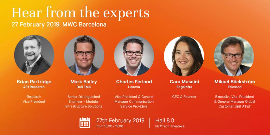 During our Partner Programme, we'll be discussing:
- Where #5G meets the Edge
- Operators Hopes and Fears for 5G
- If 5G is King, then Energy is Queen and she wears the trousers
Plus speaker panels including <a href="/DellEMC/">Dell EMC</a>, <a href="/edge_infra/">EdgeInfra</a>, <a href="/ericsson/">Ericsson</a> and <a href="/lenovo/">Lenovo</a> 
#MWC19
#VertivEvents
<a href="/GSMA/">GSMA</a>