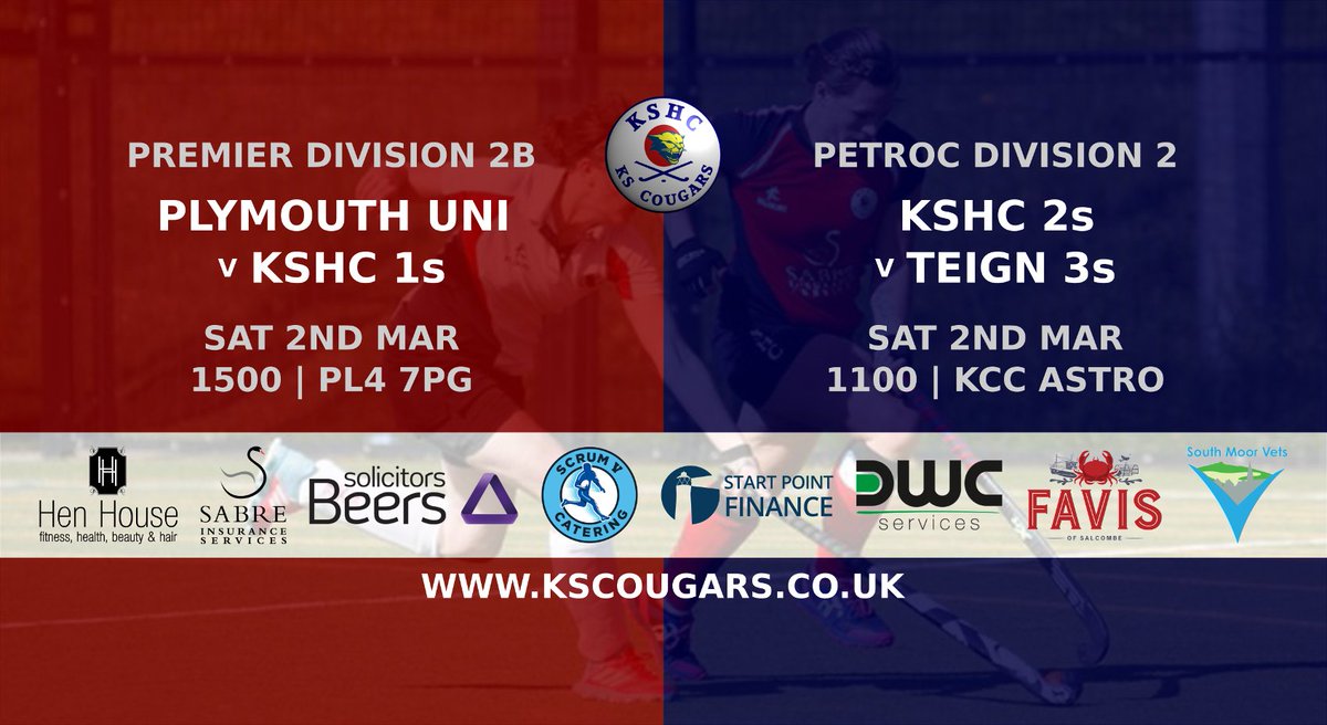 This Saturday's fixtures. We're currently looking for umpires for our 2s match, please get in touch if you can help. <a href="/PLsportsnews/">PlymouthSportsNews</a> <a href="/DevonHockey/">Devon Hockey</a> <a href="/devonumpires/">Devon Hockey Umpires</a>
