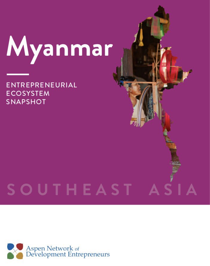 BriLoso's tweet photo. I’m so proud of @AspenANDE’s East and Southeast Asia Chapter for launching it’s Myanmar Ecosystem Snapshot today! I’m in Myanmar to launch it at our joint #LIFTimpact event with @nexusfordev. Interact with the data and read the report here: https://t.co/BiEuU7q7xW https://t.co/AnkLk8k3c3