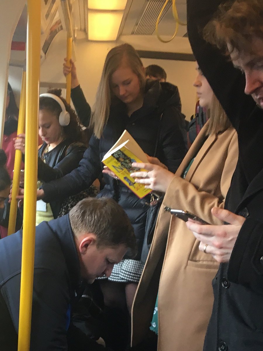 GeorgieCapron's tweet photo. ⁦@cathbennetto⁩ Spotted on the London Underground! #HowNotToFallInLoveActually ⁦😊 https://t.co/rTxyAOarCw