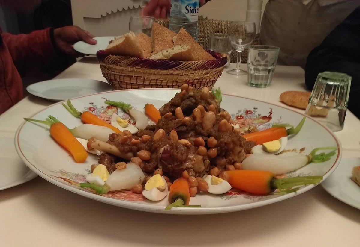 Slow roasted leg of lamb was delicious