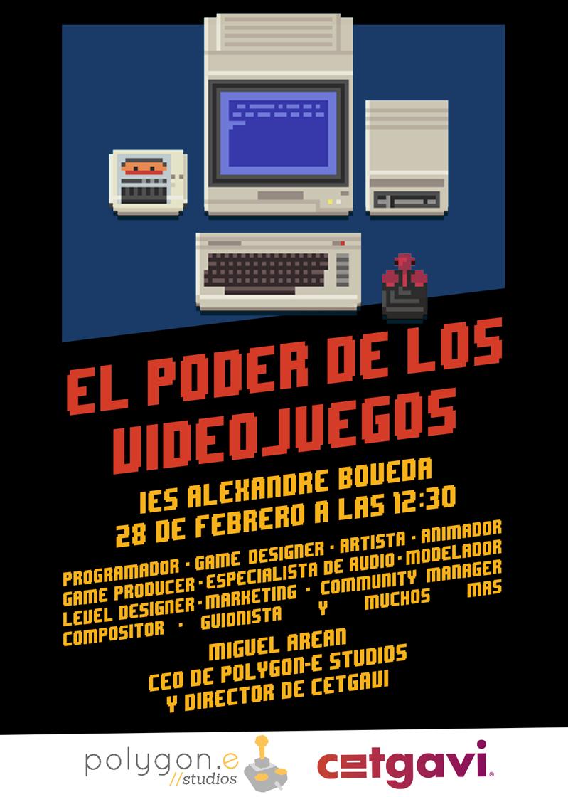 PolygoneStudios's tweet image. Mañana estaremos por el #IESAlexandreBóveda hablando de #videojuegos con la gente del #COIA2
Agradecemos a @Tecnocoia toda la ayuda prestada para poder llevar a cabo esta charla, nos vemos!