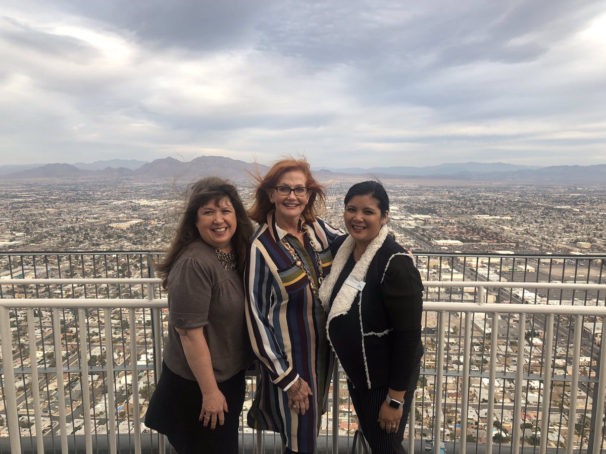 lvchamber's tweet photo. Nothing beats the best view in #vegas  Thanks for the gorgeous tour @GDENOfficial 
Everyone needs to check out @lvstratosphere @stratvegas reinvention #stratrising #GoldenEntertainment #lasvegas @TheBestofLV https://t.co/ZviCoYVImV