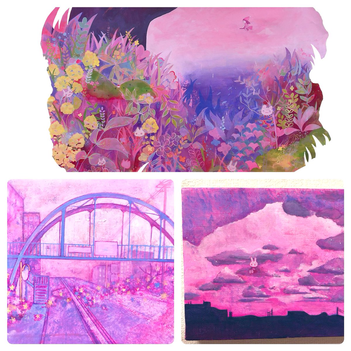 ピンクと紫で絵を描くよ〜?
ゆめかわ、?、?、?、可愛いものが好きです。
アクリル絵の具で描く人です。

RT中心に見ていきます〜

よろしくお願い致します?!

#絵描きさんと繋がりたい
#冬の創作クラスタフォロー祭り 