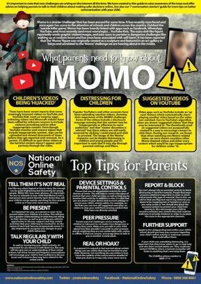 AlvertonPrimary's tweet photo. Today we are posting top tips for parents regarding Instagram, Fortnite and MOMO. Please read and pass them on. Stay safe online! https://t.co/0u4vL3DIOE