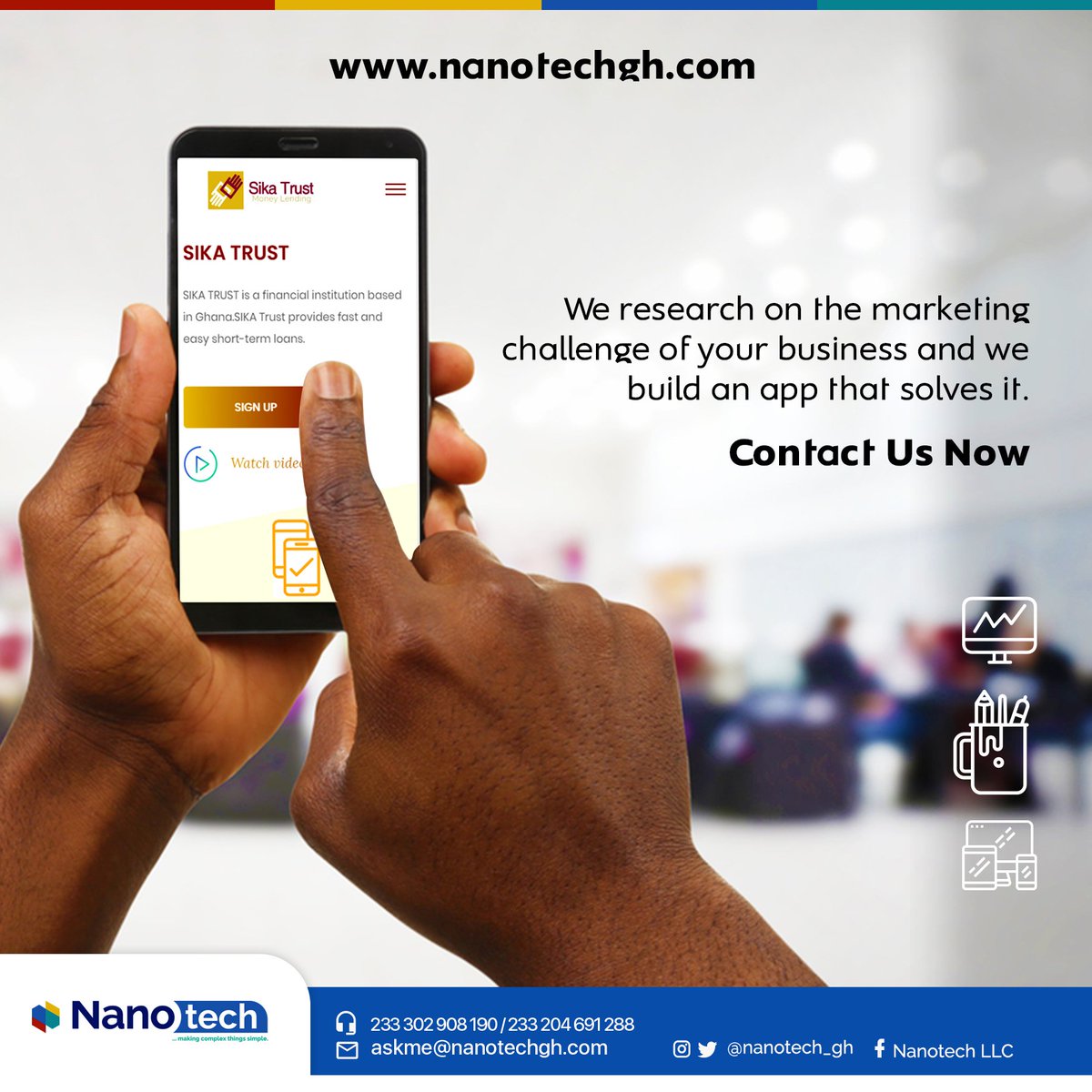 Nanotech_gh's tweet image. We do research before development .
#Nanotechghaha
#AutomateIt