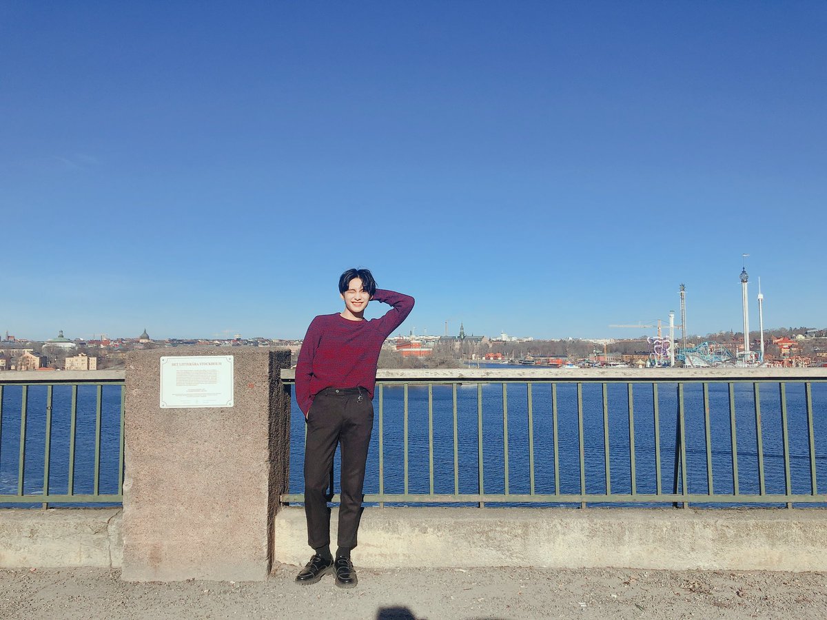 official_ACE7's tweet photo. [#에이스_준] Bye Stockholm 🤚🏻😊
#Sweden #Stockholm https://t.co/fSmI51i8oK