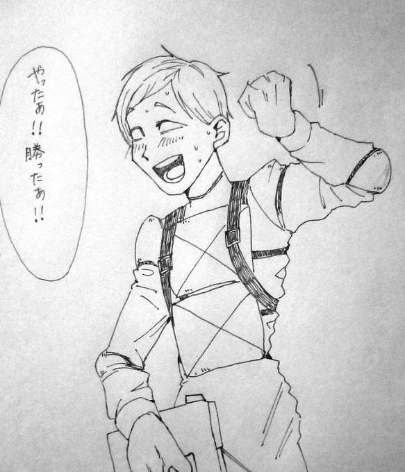 昨日のrkgk。1枚目は色塗りができると…いいナ…いつか……そのうち…………。 