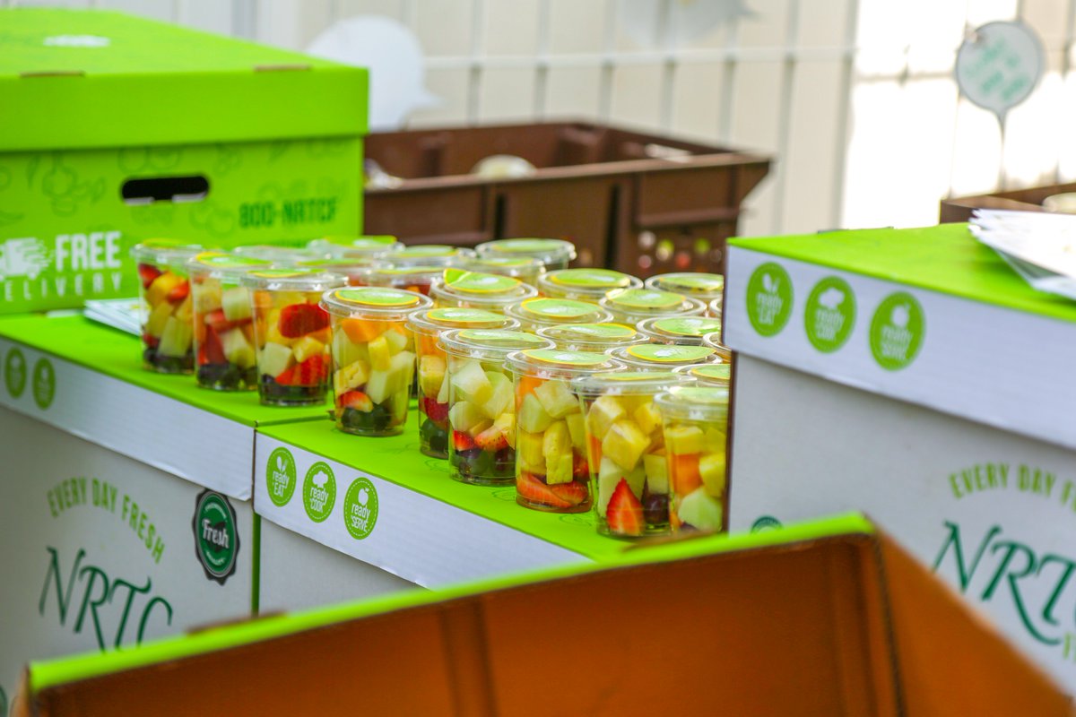 NRTCGroup's tweet photo. Our team at Al Safa British School!
We had a blast interacting with the little ones and distributing delicious Fruity cups. Our mascot Mr. Watermelon was a hit among the kids.#alsafabritishschool #schoolevent #nrtcfresh #nrtcgroup #nrtc #event #entertainment #shoponline https://t.co/hphrP4Y95A