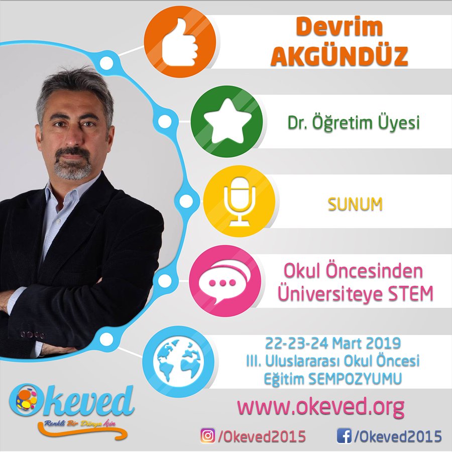 Okeved2015's tweet photo. Devrim AKGÜNDÜZ Okeved'in Antalya'da düzenlediği "Dünya Değişiyor,   Okulum  Gelişiyor" temalı III. Uluslararası Okul Öncesi Eğitim   Sempozyumunda  bizlerle...  #okeved #uluslararası #sempozyum #seminer #okulöncesi #okulöncesieğitim #DünyaDeğişiyorOkulumGelişiyor #SEMPOK19 https://t.co/0tWRJpWdGB