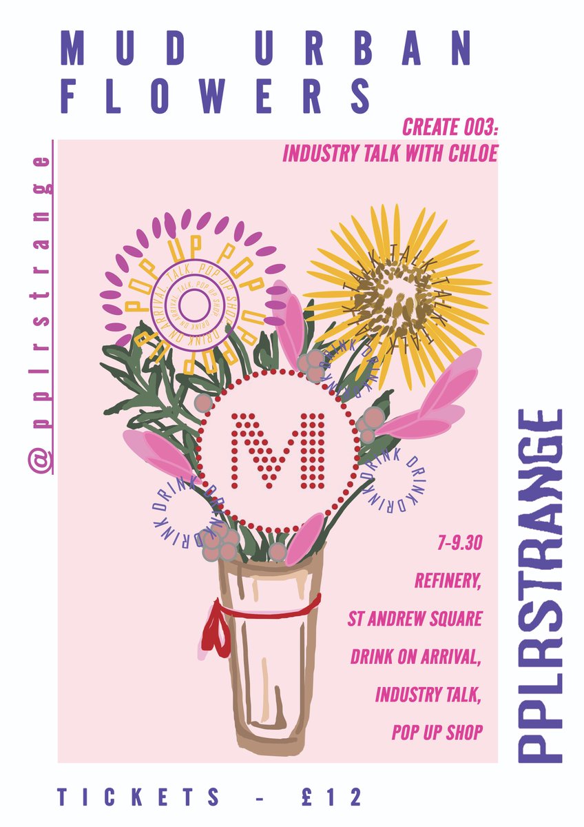 Our first ever event in Edinburgh!! This is happening in April with <a href="/mudurbanflowers/">Mud</a> <3 

Ticket link: eventbrite.co.uk/e/create-003-c… !!!