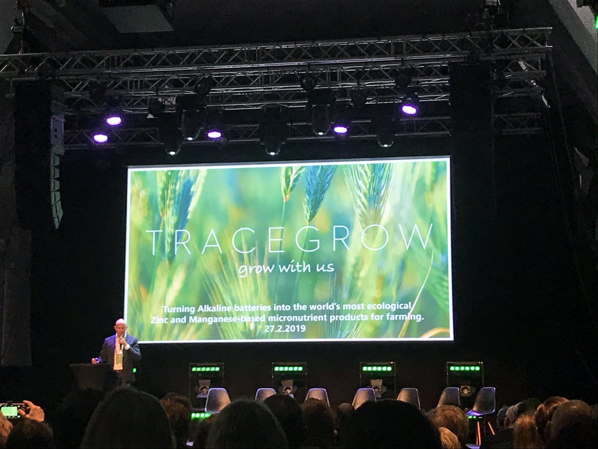 Tracegrow has the world’s only recycled &amp; clean zink and manganese fertilizer. Vision to become the most acknowledged micronutrient company in the global #CircularEconomy. <a href="/BusinessFinland/">Business Finland</a>