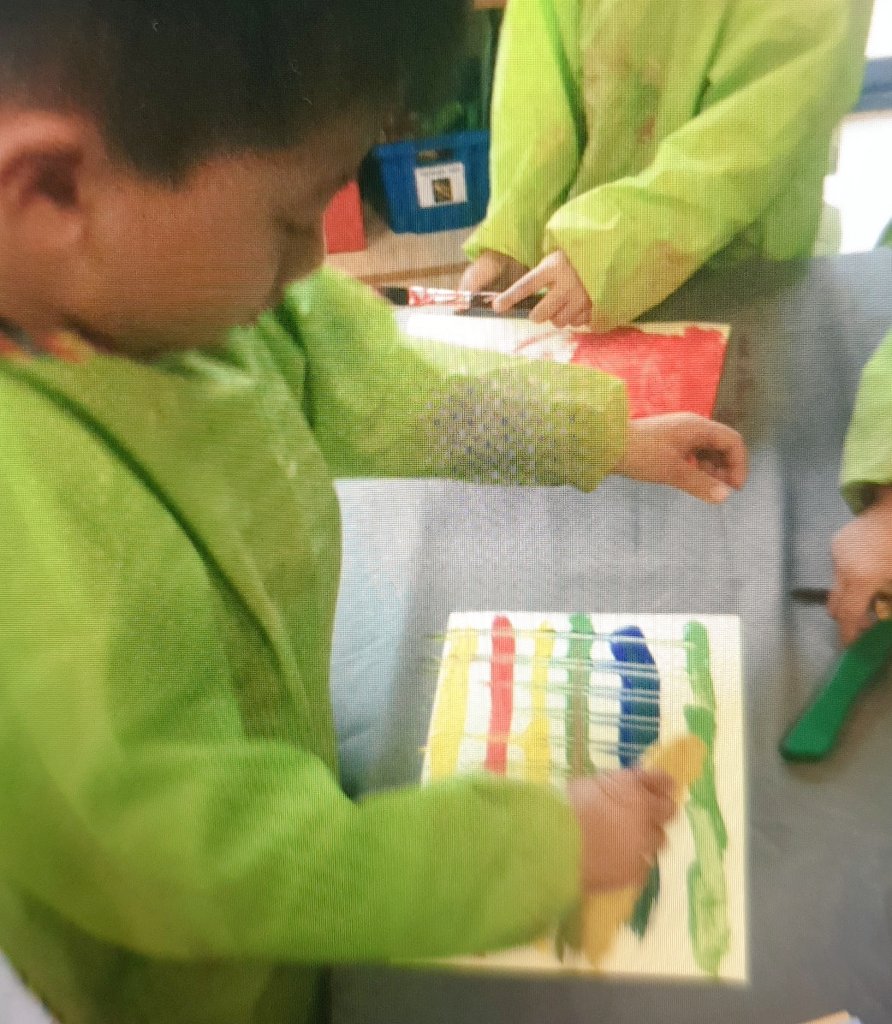 FS2D have started their Arts Festival project by creating texture in a painting...SO #creative They have taken inspiration from the illustrations in <a href="/ericcarle/">eric carle</a> stories <a href="/JPS_Art/">JPS Art & Design</a>