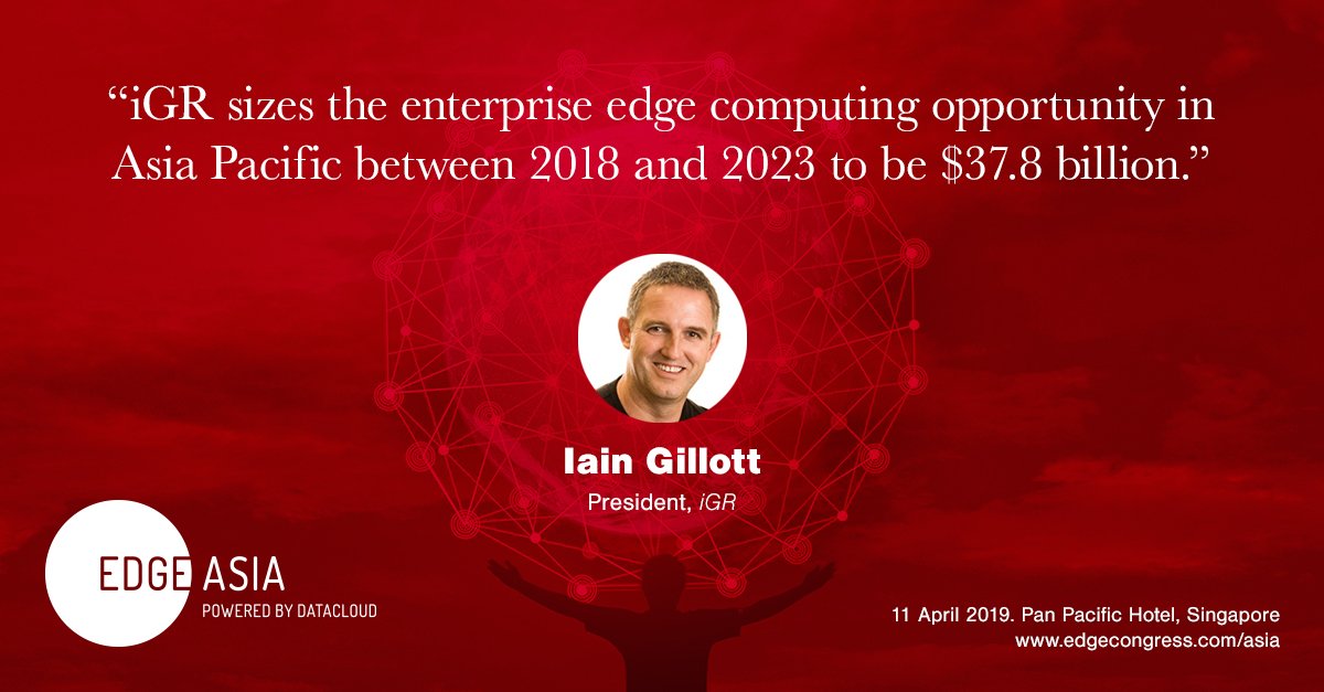 With <a href="/TheEdgeCongress/">The EDGE Congress Series</a> coming to #Singapore in April we spoke to #wireless &amp; #mobile industry authority Iain Gillott on the the #EdgeComputing opportunity in Asia Pacific. Find out why we are on the Edge of something amazing: edgecongress.com/asia/edge-comp…
#DataCenter #Cloud #5G #Ai #IoT