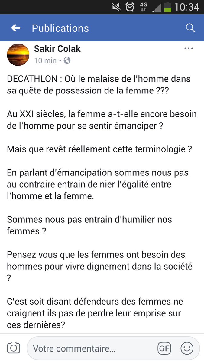 SakirColak2's tweet photo. Decathon : où le malaise de l'homme dans sa quête de possession de la femme ???

#jesuisdecathlon https://t.co/C0RiGBwWP6