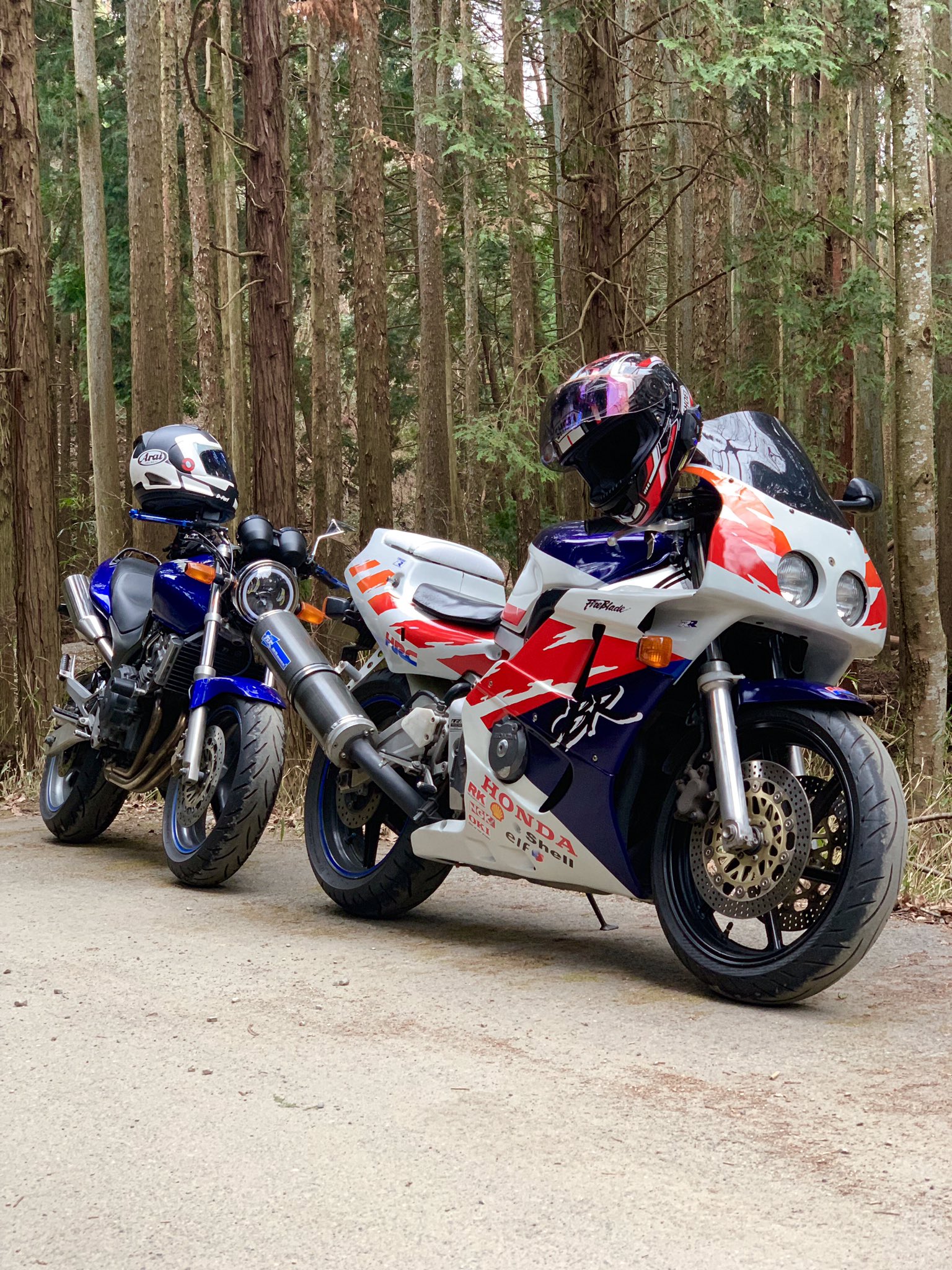CBR400RR nc29 ロスマンズ 自家塗装カウル