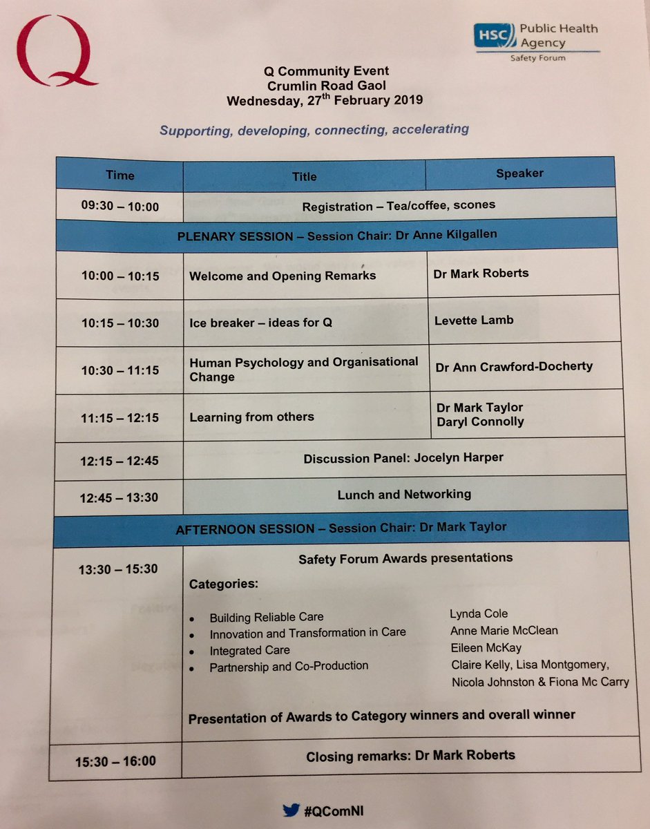 First time presenting in a Gaol at the Q annual conference#QI #QComNI #safetyinseattle