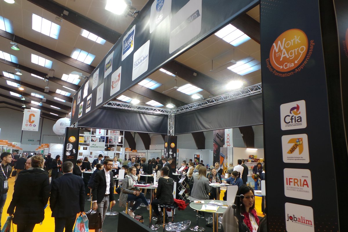 Job Dating CFIA Rennes = > 50 entreprises présentes, + de 100 postes à pourvoir ! 
Inscrivez vous pour prendre RDV avec les entreprises 😀 => cfia-jobdating.com    #wia2019 #Emploi #agroalimentaire