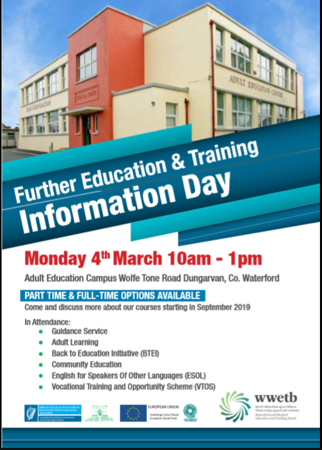 WAEGS_WC's tweet photo. We are busy next week for adult learner's festival ... #EveryDayImLearning #ReturnToEd #lifelonglearning @aontas @WWETBofficial https://t.co/IFRgmOp2Hr
