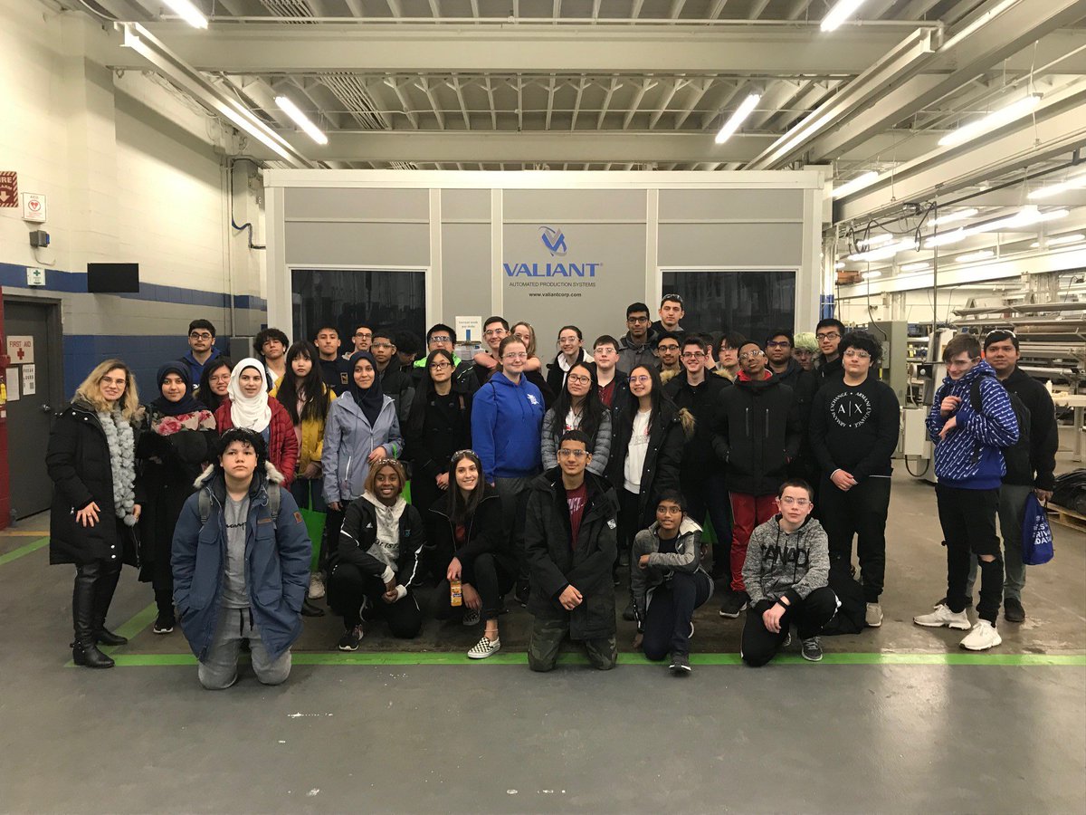 ValiantTMS's tweet photo. Valiant TMS was one of 18 employers that took part in #TestDriveDay2019 hosted by @WorkforceWE. We welcomed over 360 students at 4 facilities giving them a chance to meet skilled tradespeople, experience working conditions and get a close-up look at the tools of the trade. https://t.co/wTyHLj6luo