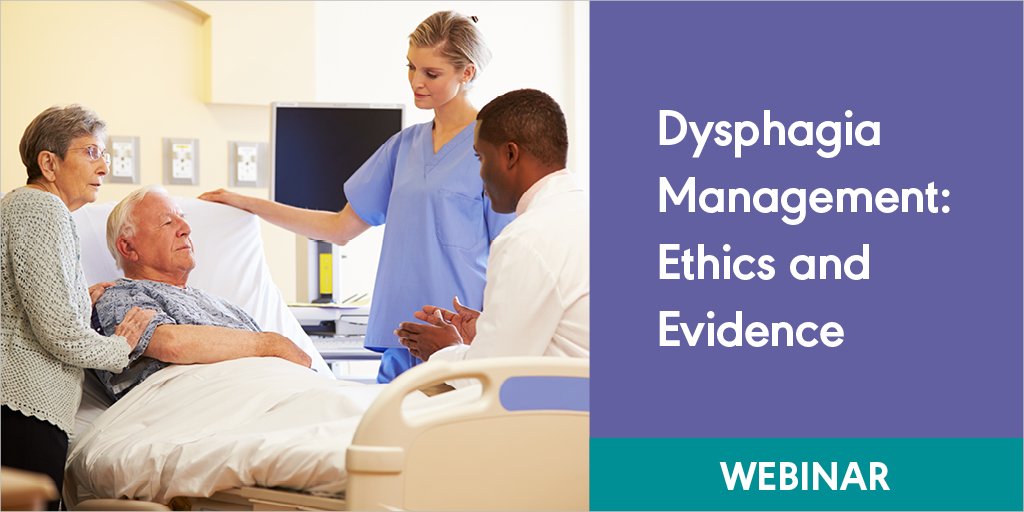 Registration closes in a week for our March 13 webinar on "Dysphagia Management: Ethics and Evidence." Don’t miss out!  on.asha.org/2HKbQ0h #SLPeeps #dysphagia #dysphagiaethics