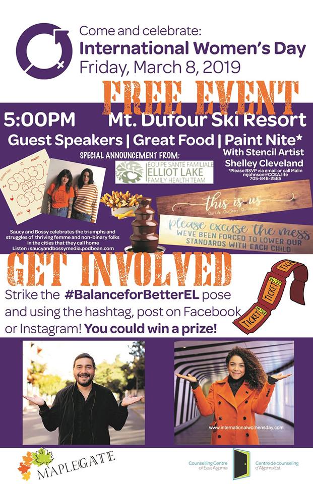 MaplegateHouse's tweet image. INTERNATIONAL WOMEN'S DAY MARCH 8TH!!!  Come join us at Mount Dufour.  Event is free and starts at 5PM!!!!