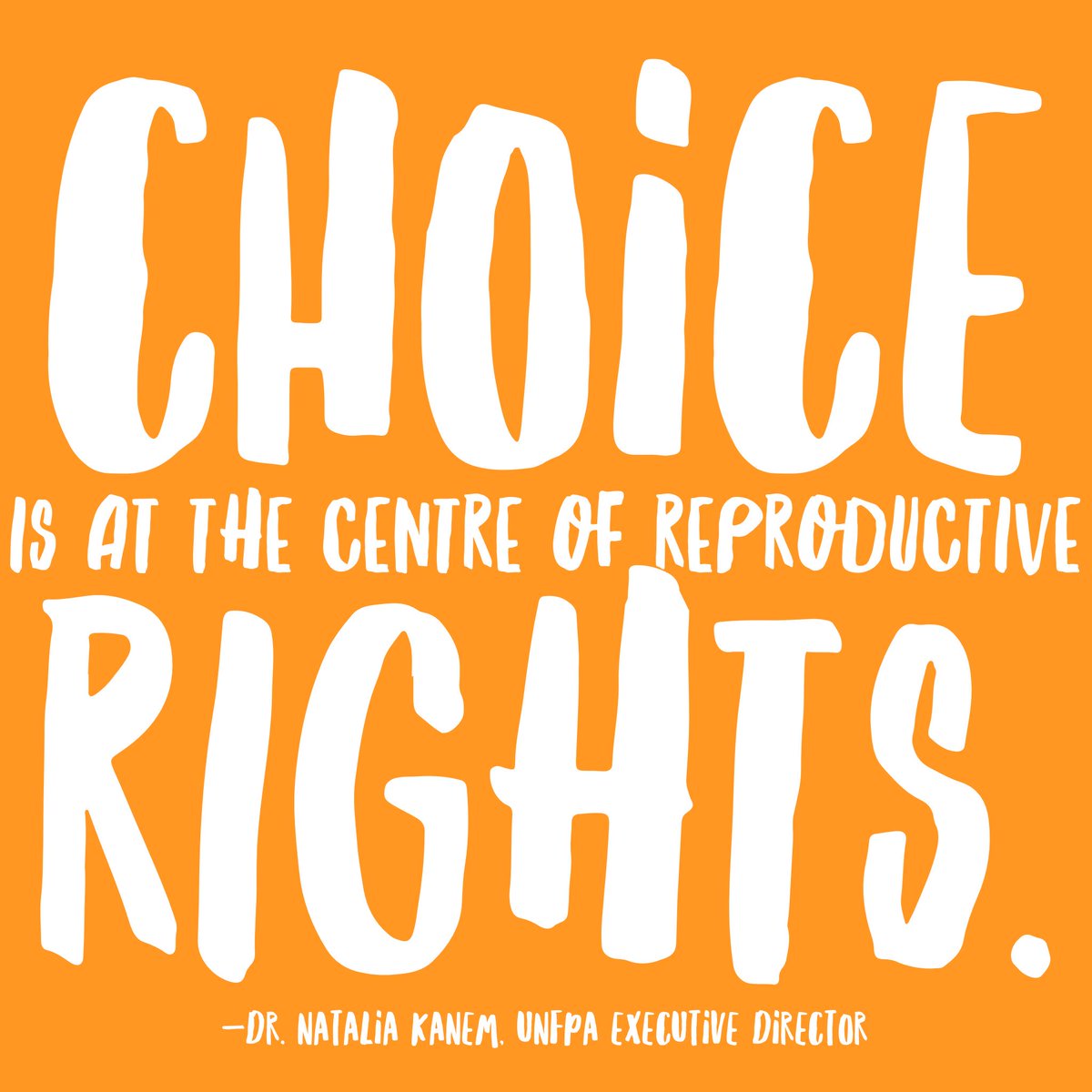 Choice is about gender equality.
Choice is about bodily integrity.
Choice is about human rights.

#StandUp4HumanRights and RT to tell the rest of the world you agree!

#WednesdayWisdom via <a href="/Atayeshe/">UNFPA Executive Director</a>