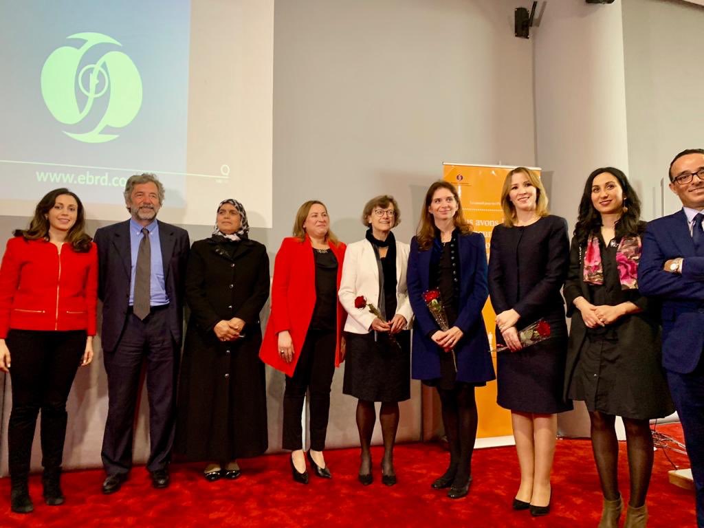 MarieAVeilleux's tweet photo. We @EBRD in #Morocco are committed to support #women’s economic inclusion and access to finance. Very proud of our team for the successful launch of our Women in Business program in Tangier today, with @AmbUEauMaroc and our 2 partner banks @BMCEBankAfrica @BMCI_BNPP https://t.co/wyym4EzUiQ