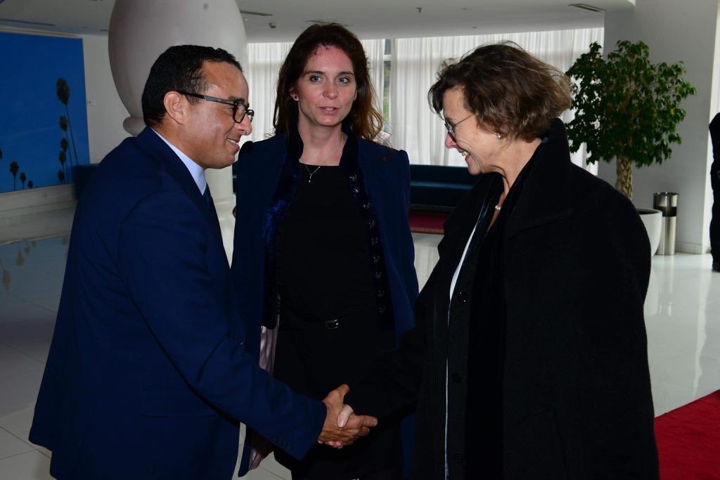 MarieAVeilleux's tweet photo. Très fière d’avoir  lancer régionalement notre programme @EBRD ´Women in Business’ aujourd’hui à Tanger avec @AmbUEauMaroc et nos 2 banques partenaires @BMCEBankAfrica et @BMCI_BNPP. #Maroc https://t.co/1nLEXKeEfn