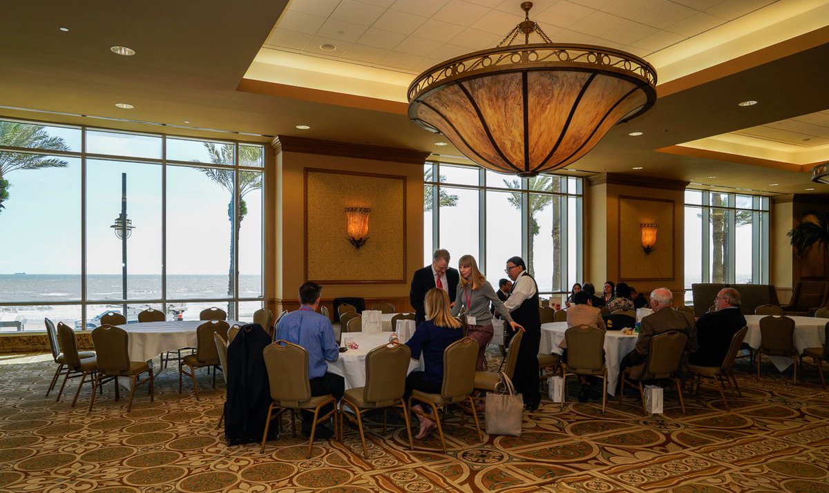What a glorious sunny day to enjoy your lunch with a view on the beautiful Gulf Coast! #Galveston #DMT2019