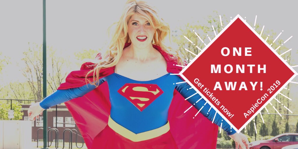 AspieCon's tweet photo. We are ONE month away from AspieCon 2019!!! Check out our website and get your tickets NOW at https://t.co/CrBatkBRMQ.
You will not be disappointed!
#aspiecon2019 #conlife #cosplay #autismawareness #charlotteevents #gotlemon https://t.co/XeuQ0PkU86