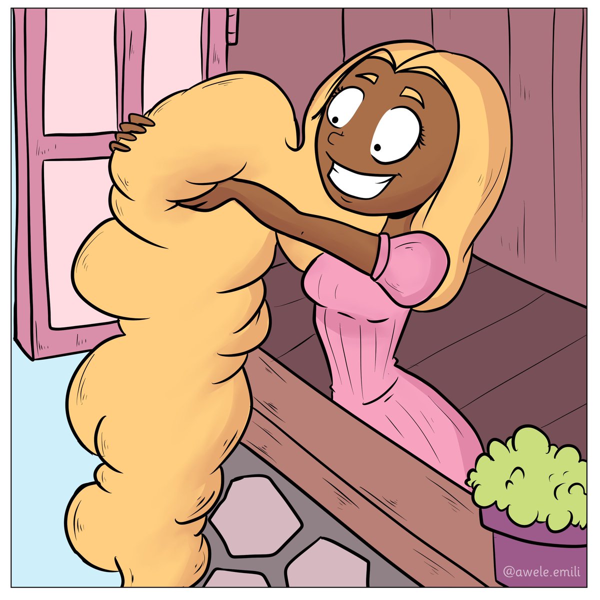 aweleemili's tweet photo. Black repunzel: a short tale 🌚🌚
Part 1 https://t.co/qCXjZwn67e