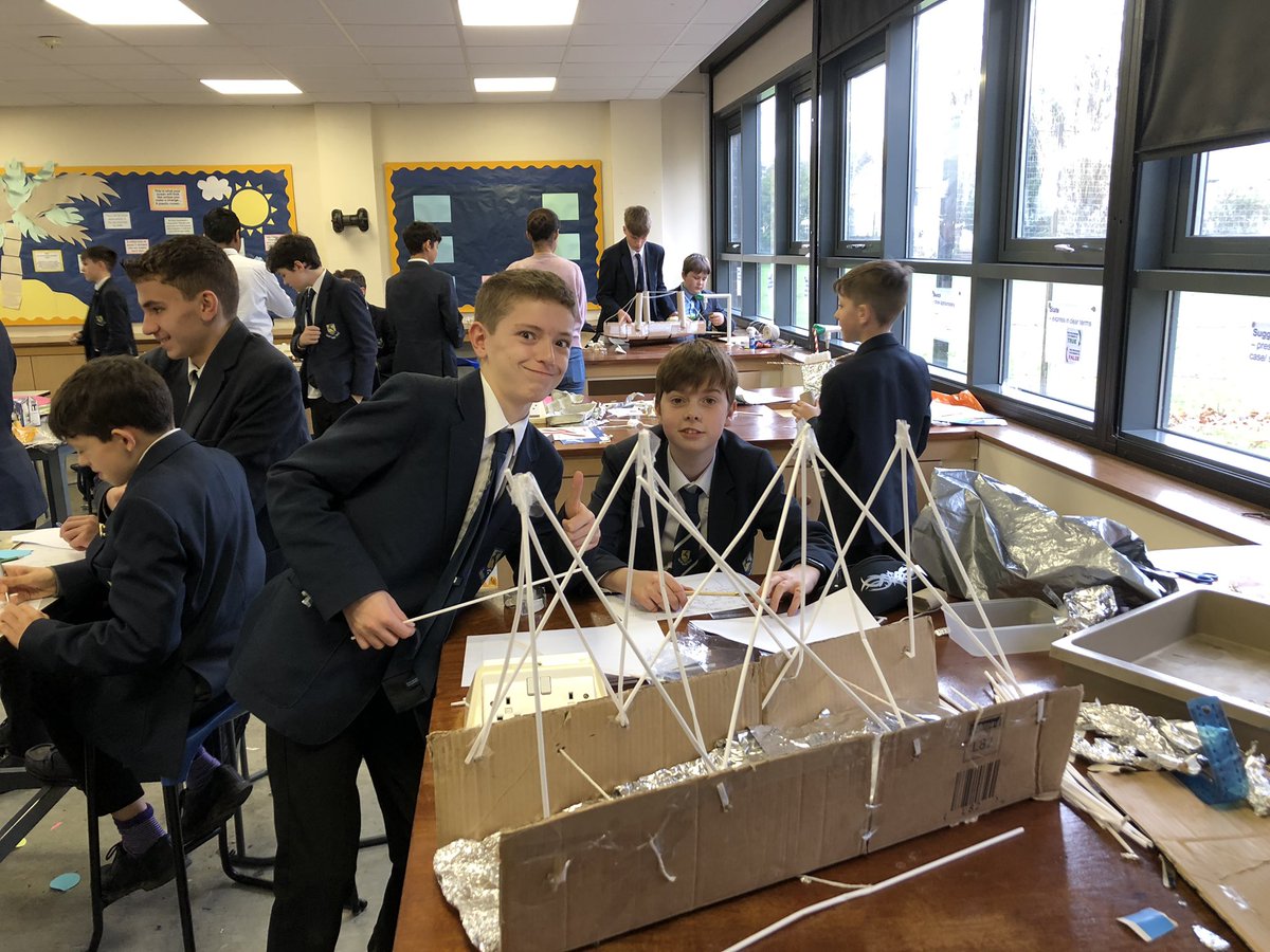 verulamstemclub's tweet photo. Thank you @TfL for an inspiring day of STEM for our @verulamschool year 8 students. Our students enjoyed understanding how bridges and tunnels are built and how expensive they are too! The best part of the day was building a river crossing. @VerulamMaths @VerulamScience https://t.co/VpgfiVpF02