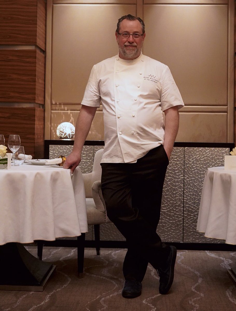 BrewJournal's tweet photo. An absolute pleasure to speak food, drink and West Ham with the ridiculously talented Alyn Williams, Chef Patron at The Westbury. 

Look out for a forthcoming podcast from our sister title @Reby_Food soon! https://t.co/qRMxseeUVp