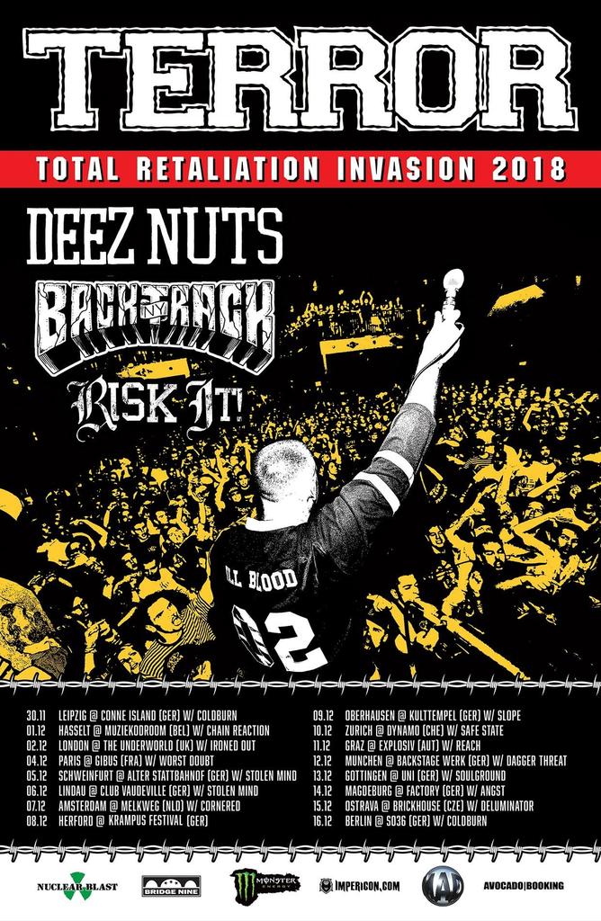 FelixMetalhead's tweet photo. This Tour was so amazing! Thanks on @terrorhardcore @riskithc @deeznutsHC and @BacktrackNYHC #TOTALRETALIATIONIVASIONTOUR2018 #STOPINMAGDEBURG #TERRORHC #FACTORYMAGDEBURG #HARDCOREMUSIC https://t.co/ldtSWgYSdQ