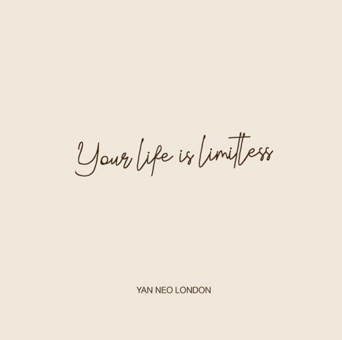 Hump day reminder : Your life is limitless! 💭 #yanneoofficial

#quoteoftheday #quoteit #quoteinspo #neutralpalette #neutralaesthetic #nudetones #motivation #motivating #quoteinspo #inspoquote #inspomood #inspocafe #inspodaily #quotes #love #life #weeekendmood #quote #inspiration