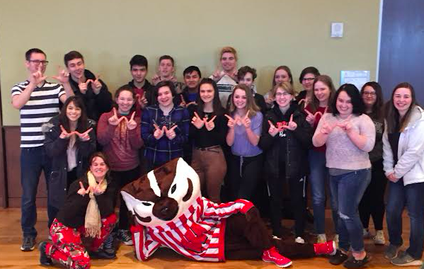 SchDistofMilton's tweet photo. Hey @MiltonPrincipal, are large flock of your MHS Red Hawks are having a great day @UWMadison learning about global culture and study abroad opportunities as they celebrate World Language Day! #WeAreMilton #MiltonPride https://t.co/AAVQMzpex3