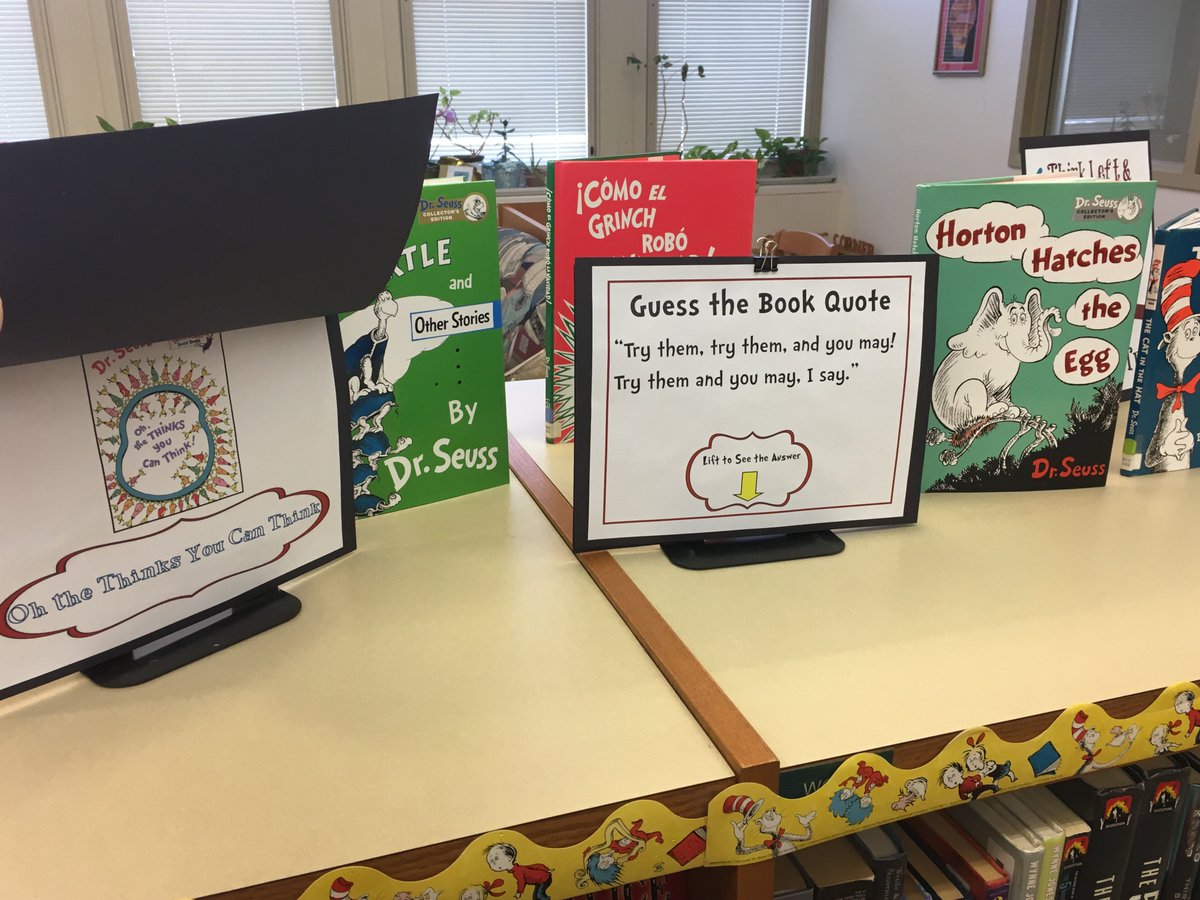 RIS_library's tweet photo. Read Across America @ our library https://t.co/DzKrvgNI5N