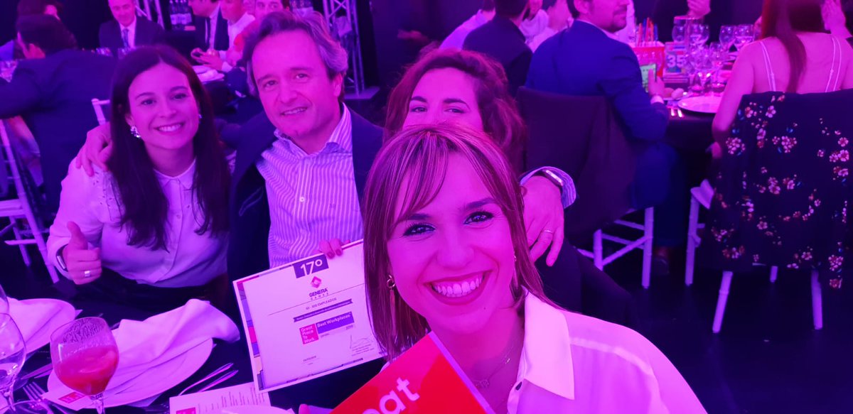 GeneraGames's tweet photo. Muy contentos de haber conseguido la 17ª posición en el ranking de los mejores lugares para trabajar en España #bestworkplaces19 #YoSoyBestWorkplaces19 @GPTW_Spain https://t.co/i9Trssenoq