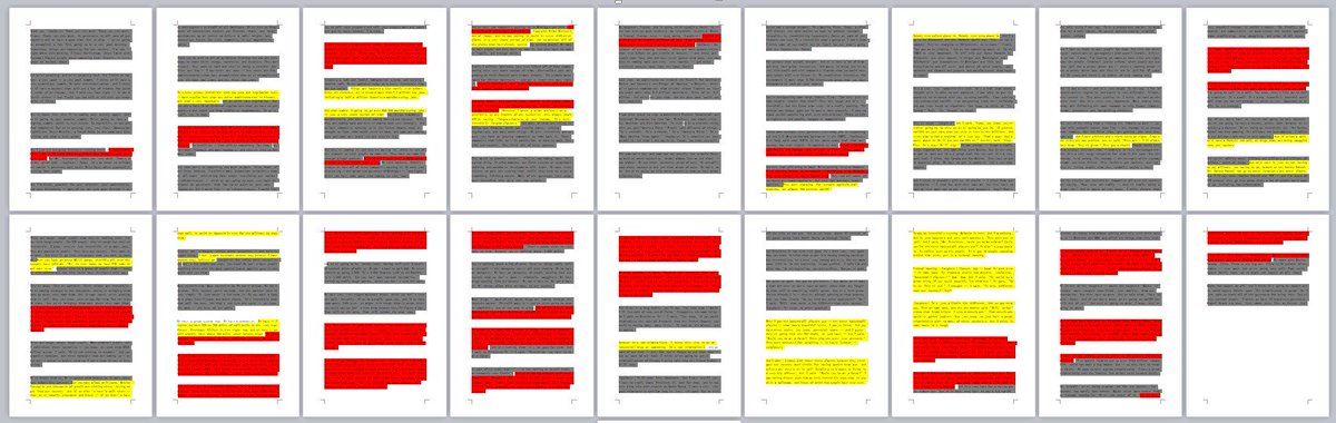 ddale8's tweet image. Trump made 27 false claims in his 29-minute speech to governors last week. Here's a rough visualization of how much of the speech was: true or just not an assertion of facts (grey); false (red); an unverifiable story or a questionable-to-dubious opinion or prediction (yellow).