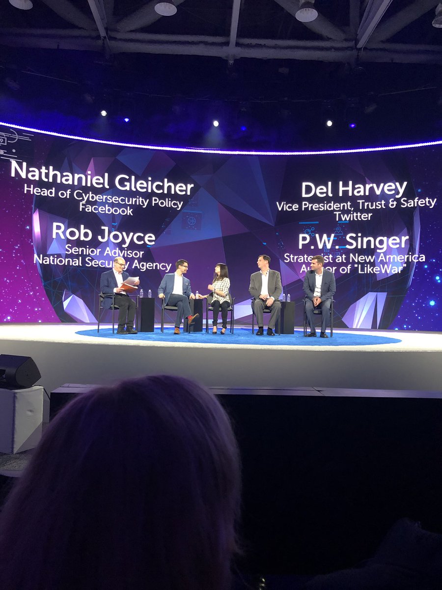 The panel takes the stage to talk about The Weaponization of the Internet #RSAC