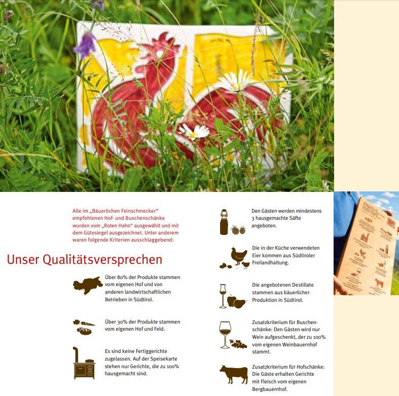 suedtirol_info's tweet photo. Wenn im #Frühling die Buschen- und Hofschänke öffnen, warten die Wirte mit traditionellen Speisen und Getränken auf euch! 😋 Bestellt schon mal den neuen #RoterHahn - Katalog „Bäuerlicher Feinschmecker“ 👉https://t.co/LsIkoDDQFh https://t.co/4TCjHIo3CQ
