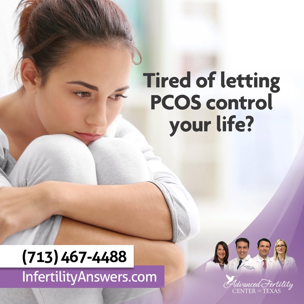 AdvFertilityTX's tweet photo. Tired of letting #PCOS control your #life? We've helped thousands of #women manage their PCOS symptoms through an individualized, comprehensive approach that includes both medical treatments and wellness services. Don’t let PCOS control you! https://t.co/jOffKLBZtD https://t.co/AtuQ0Y91Xs
