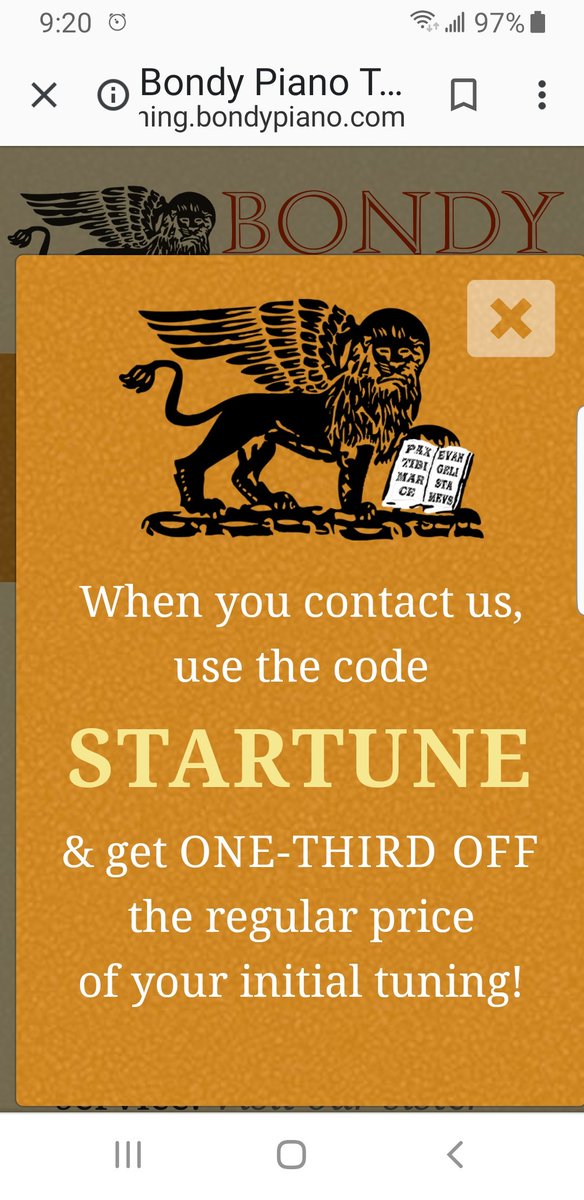 Claim your discount at tuning.bondypiano.com