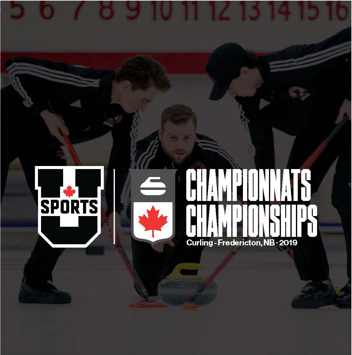 UNBAthletics's tweet photo. CURL: @USPORTS_Curling Championships rock #Fredericton March 15-19, at Willie O'Ree Place.
@CityFredGov @CityFredRec
#RedsNation #AllReds #ChampSZN https://t.co/CfiTsKyIjF