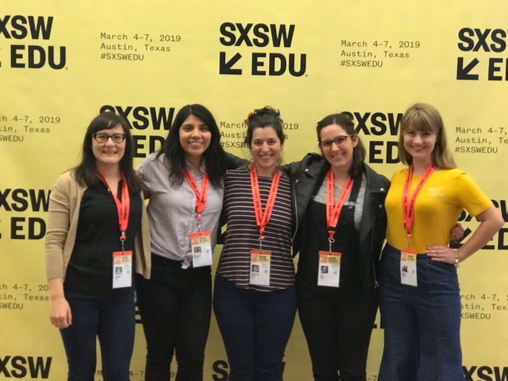 lopezbeee's tweet photo. @ThinkeryATX representing at @SXSWEDU. #womeninSTEAM #SXSWEDU https://t.co/w131goaGIS