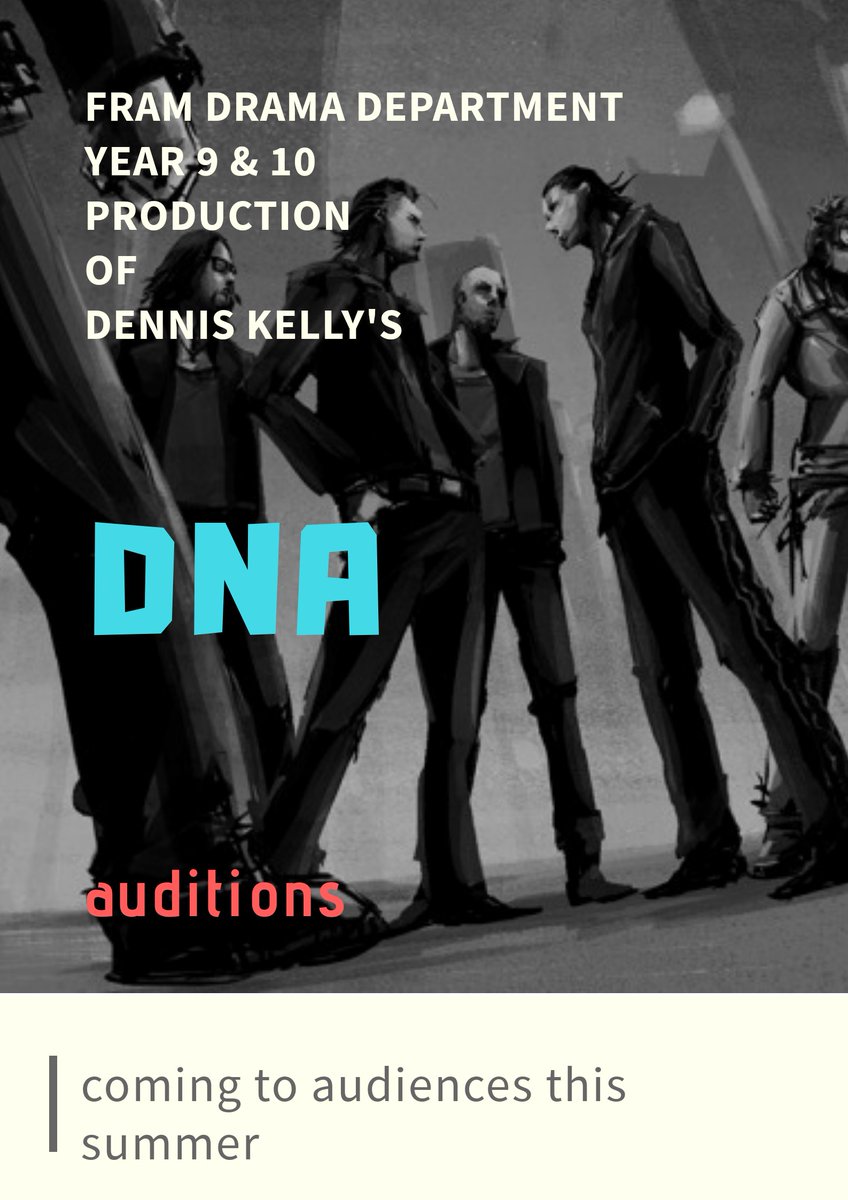 FEHS_Evolve's tweet photo. Am so impressed with the high standard of the auditions for Fram's summer's production of DNA. The drama department are producing dedicated and highly imaginative actors. It's going to be very hard to cast! https://t.co/XAonoKjLkj