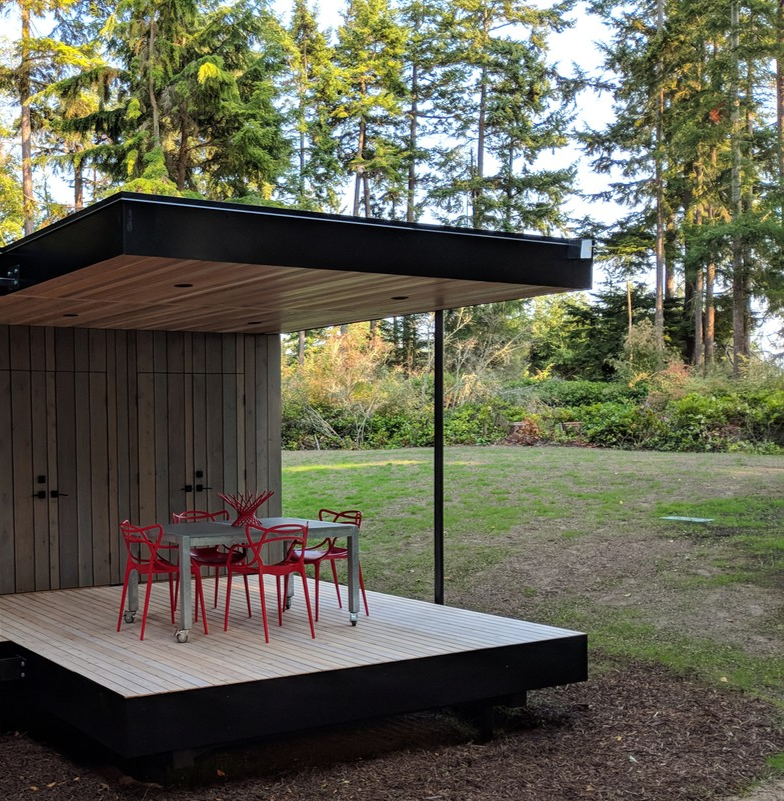NODEeco's tweet photo. Enjoy meals outside rain or shine under the NODE Pavilion!
.
.
.
#NODEforGood #LiveRadically #Design #Modern #SustainableDesign #GreenBuilding #Architecture #Living #Home #Health #HealthyLiving #SFR #Wood #Forest #Sustainable #Sustainability #Innovation #Startup https://t.co/qrDtQdJsUn