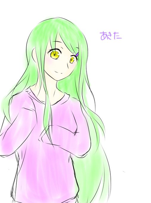皆さんの描く緑髪キャラが見てみたいのtwitterイラスト検索結果 古い順
